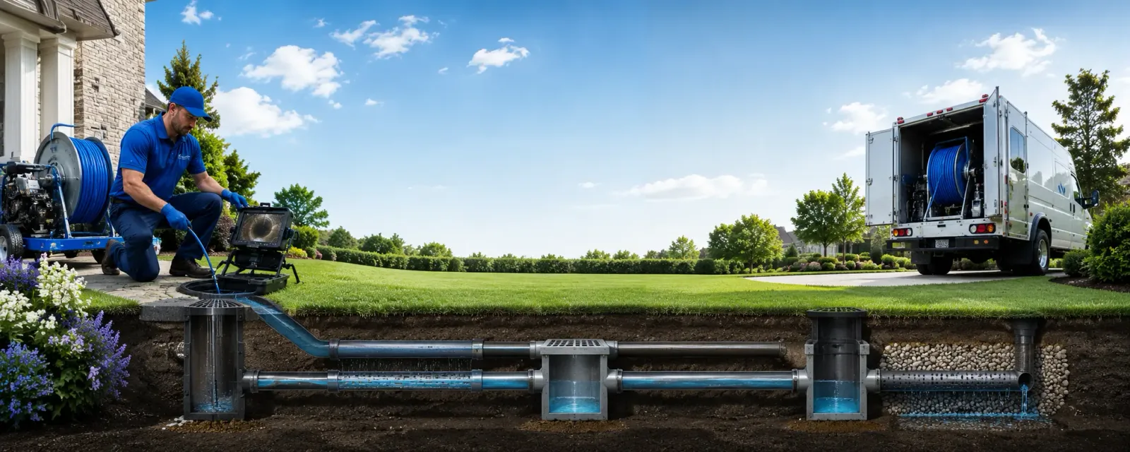 Outdoor drain cleaning information for Newton Lower Falls, MA